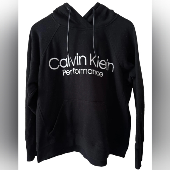 Calvin Klein Performance Tops - Calvin Klein Performance Womens Fleece Hoodie Sweatshirt Size L Used Excellent